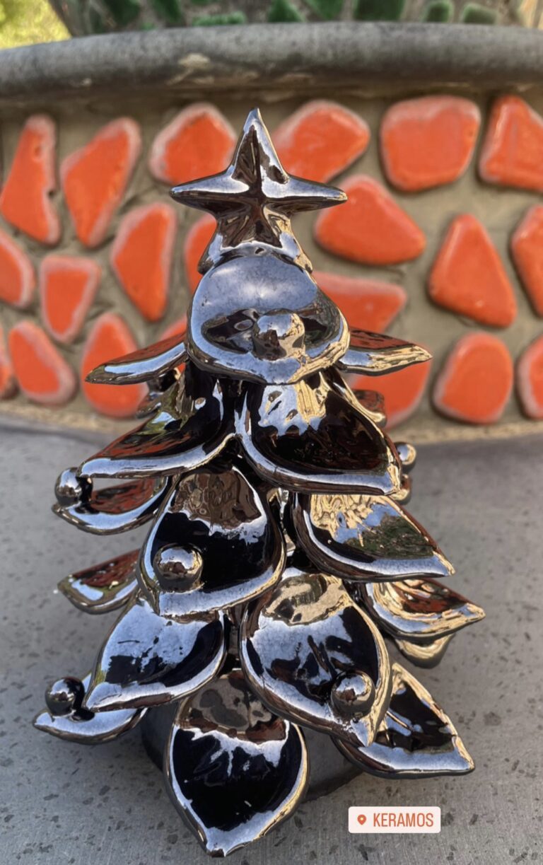 Bronze Christmas tree